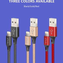 Cáp Dù 2 mét hãng VVZ đủ chân Micro, Lighting, Type C ( Mua 150 cái tặng 1 nồi…