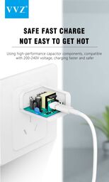Bộ PD20w C to L sạc nhanh chính hãng VVZ - Model: V - PD1
