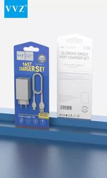 Bộ sạc 2.4A chân Micro, Type C, iPhone chính hãng VVZ, Model: V - C72