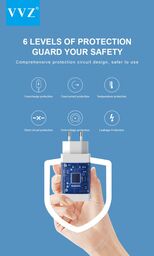 Bộ sạc 2.4A chân Micro, Type C, iPhone chính hãng VVZ, Model: V - C72