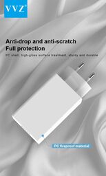 Bộ sạc 2.4A chân Micro, Type C, iPhone chính hãng VVZ, Model: V - C72