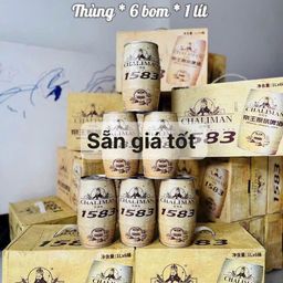 Bia Chaliman 1583 Thủ Công Keng 1L - Thùng 6 Keng