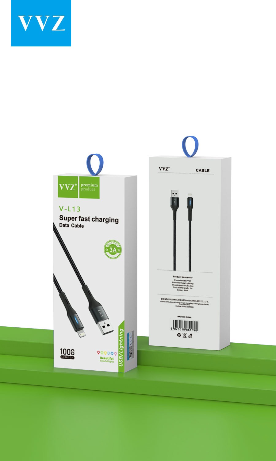Cáp tự ngắt chân Lighting/ Micro hãng VVZ
