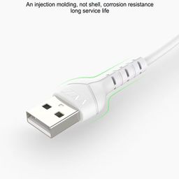 Cáp sạc 2.4A hãng VVZ Chân lighting, Micro, Type C