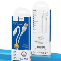 Cáp sạc 2.4A hãng VVZ Chân lighting, Micro, Type C