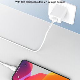 Cáp sạc 2.4A hãng VVZ Chân lighting, Micro, Type C
