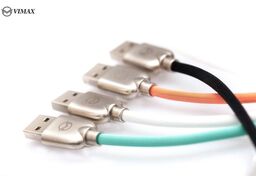 Cáp Lightning Chính Hãng Vimax Đầu Sắt Nguyên khối, Model: CA01