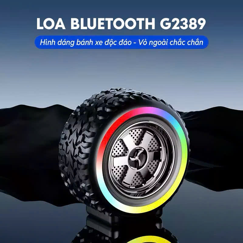 LOA BLUETOOTH BÁNH XE G2389