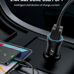 SẠC Ô TÔ 2 CỔNG HÃNG VVZ - CC1