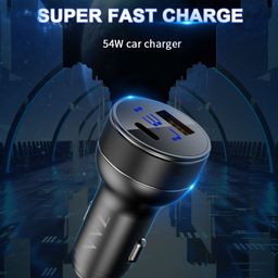 SẠC Ô TÔ 2 CỔNG SẠC NHANH 54W HÃNG VVZ - CC2