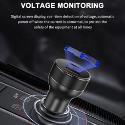 SẠC Ô TÔ 2 CỔNG SẠC NHANH 54W HÃNG VVZ - CC2