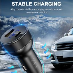 SẠC Ô TÔ 2 CỔNG SẠC NHANH 54W HÃNG VVZ - CC2