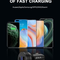 SẠC Ô TÔ 2 CỔNG SẠC NHANH 54W HÃNG VVZ - CC2