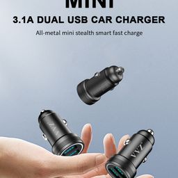 SẠC Ô TÔ 2 CỔNG 3.1A HÃNG VVZ - CC3