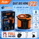 Quạt Mini Đeo Thắt Lưng F23 - 20.000mAh Sò Lạnh . Động Cơ Không Chổi Than