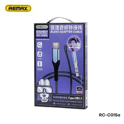 Cáp chuyển đổi âm thanh Đầu Type C REMAX Soundy Series Audio Adapter Cable RC-…