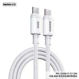 Cáp sạc nhanh Icy Series 30W Dual-color Braided RC-C036 C-C