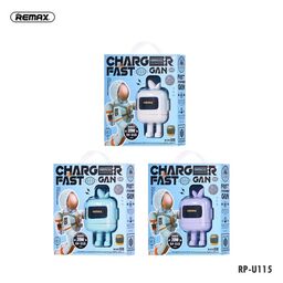 Củ sạc nhanh REMAX RP-U115 CN GaN 20W PD+QC 1 cổng Type C