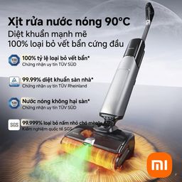 Máy hút bụi & lau sàn Deerma MOVA X40 Plus - Pro, lau và giặt nước nóng 90 độ
