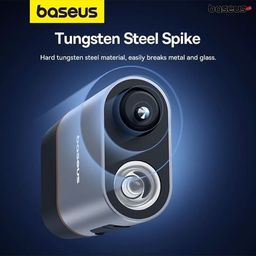 Dụng Cụ Búa Thoát Hiểm Khẩn Cấp 3 Trong 1 Có Đèn LED Hiệu Baseus SharpTool Ser…