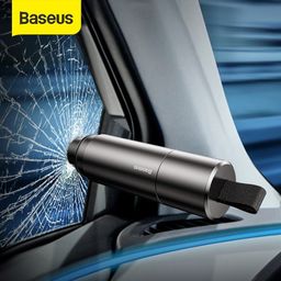 Dụng cụ sinh tồn , búa thoát hiểm Baseus Sharp Tool Safety Hammer (tích hợp Da…