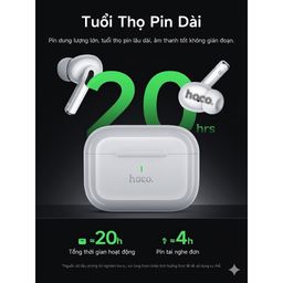 Tai nghe không dây Hoco EW59, Bluetooth 5.3, chức năng sạc không dây từ tính,…