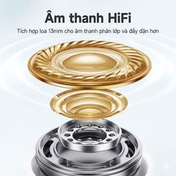Tai nghe không dây Hoco EW74, Bluetooth 5.4, kết nối nhanh, cảm ứng tiện lợi,…
