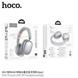 Tai Nghe Chụp Tai Hoco W63 Triunfo Chống Ồn Chủ Động ANC Bluetooth 5.4 Pin Khủng