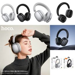 Tai Nghe Chụp Tai Hoco W63 Triunfo Chống Ồn Chủ Động ANC Bluetooth 5.4 Pin Khủng