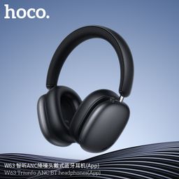 Tai Nghe Chụp Tai Hoco W63 Triunfo Chống Ồn Chủ Động ANC Bluetooth 5.4 Pin Khủng