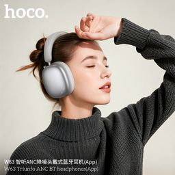 Tai Nghe Chụp Tai Hoco W63 Triunfo Chống Ồn Chủ Động ANC Bluetooth 5.4 Pin Khủng