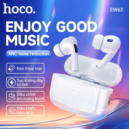 Tai nghe Bluetooth Hoco EW63 chính hãng chống ồn A-N-C có mic đàm thoại nghe n…