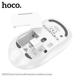 Chuột Không Dây Hoco GM25 Royal Kết Nối Hai Chế Độ Bluetooth 5.2 Và Wireless 2…