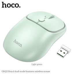 Chuột Không Dây Hoco GM25 Royal Kết Nối Hai Chế Độ Bluetooth 5.2 Và Wireless 2…