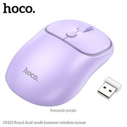 Chuột Không Dây Hoco GM25 Royal Kết Nối Hai Chế Độ Bluetooth 5.2 Và Wireless 2…