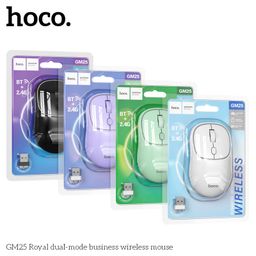 Chuột Không Dây Hoco GM25 Royal Kết Nối Hai Chế Độ Bluetooth 5.2 Và Wireless 2…