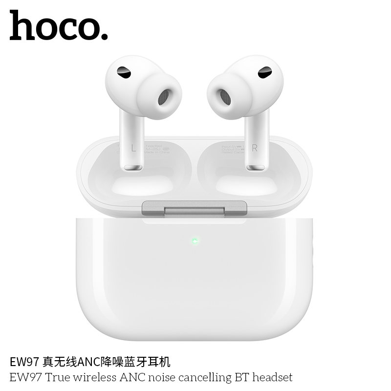 Tai Nghe Không Dây HOCO EW97 True Wireless 6.0 - Khử Tiếng Ồn ANC, Chuẩn CE Châu Âu, Pin 4H