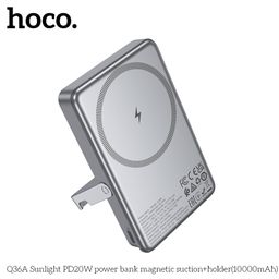 Pin Dự Phòng Hoco Q36A 10000mAh Hút Nam Châm Kèm Giá Đỡ Tiện Lợi Sạc Nhanh PD…