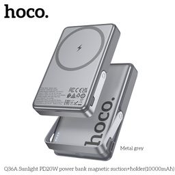 Pin Dự Phòng Hoco Q36A 10000mAh Hút Nam Châm Kèm Giá Đỡ Tiện Lợi Sạc Nhanh PD…