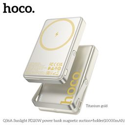 Pin Dự Phòng Hoco Q36A 10000mAh Hút Nam Châm Kèm Giá Đỡ Tiện Lợi Sạc Nhanh PD…