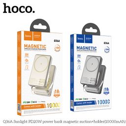 Pin Dự Phòng Hoco Q36A 10000mAh Hút Nam Châm Kèm Giá Đỡ Tiện Lợi Sạc Nhanh PD…
