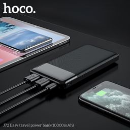 Pin Sạc Dự Phòng Hoco J72 10000mAh Có Đèn LED Báo Pin Thiết Kế Nhỏ Gọn Tiện Lợi