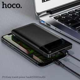 Pin Sạc Dự Phòng Hoco J72 10000mAh Có Đèn LED Báo Pin Thiết Kế Nhỏ Gọn Tiện Lợi