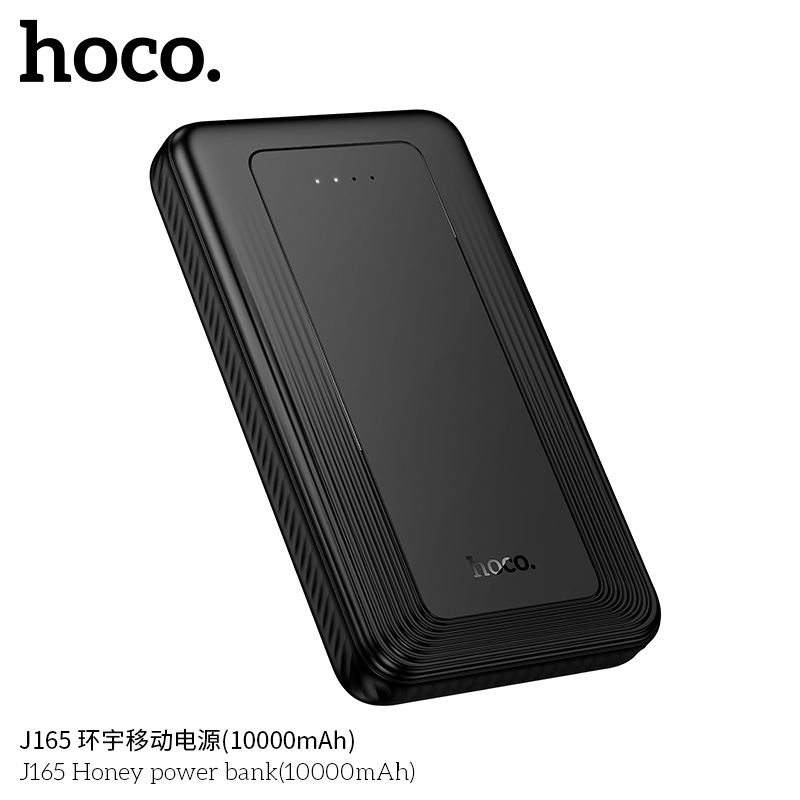 Pin Sạc Dự Phòng Hoco J165 Honey 10000mAh Có Đèn LED Nhỏ Gọn Bỏ Túi Tiện Lợi