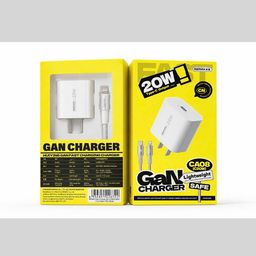 Combo Củ Cáp Sạc REMAX CA08+CB25 - Công Nghệ GaN 20W - Cáp Bọc Dù Chống Rối -…
