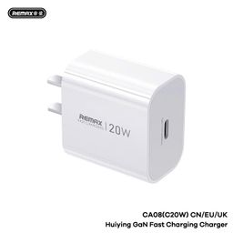 Củ sạc nhanh REMAX Huiying GaN Fast Charging Charger CA08(C20W) CN-EU sử dụng…