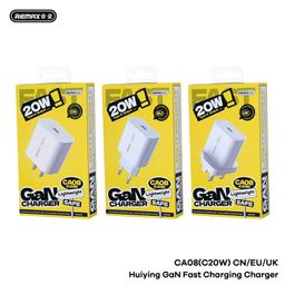 Củ sạc nhanh REMAX Huiying GaN Fast Charging Charger CA08(C20W) CN-EU sử dụng…