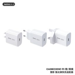 Củ sạc nhanh REMAX Huiying GaN Fast Charging Charger CA08(C20W) CN-EU sử dụng…