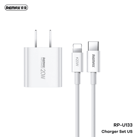 Bộ Sạc Nhanh REMAX RP-U133 Royal Charge 20W -Sạc Nhanh Chuẩn Công Nghệ Mới -– Hiệu Suất Mạnh Mẽ Ổn Đ