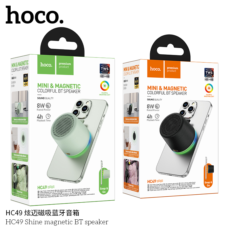 Loa Bluetooth HOCO HC49 Shine Magnetic -BT6.0 - Âm Thanh HiFi Mạnh Mẽ - Thiết…